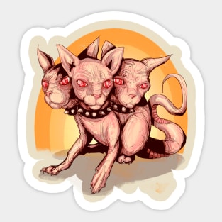 PURRberus Sticker